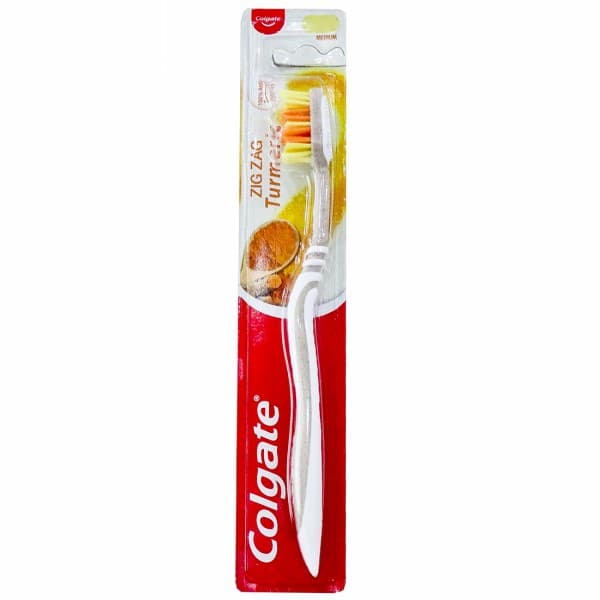 Colgate Zigzag Turmeric Medium Toothbrush