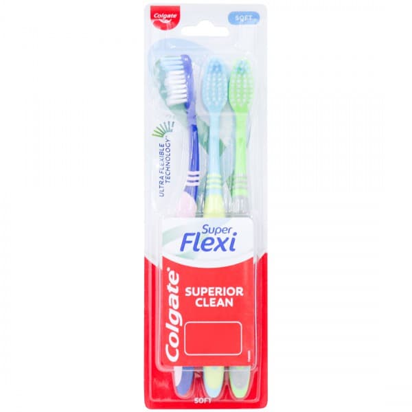 Colgate Super Flexi Soft Toothbrush Pack Of 3