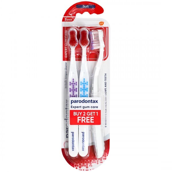 Parodontax Expert Gum Care Soft Toothbrush (Buy 2 Get 1 Free) Pack Of 3