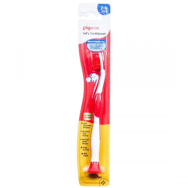 Pigeon Kids Toothbrush Red For 2-6 Years Pack Of 1