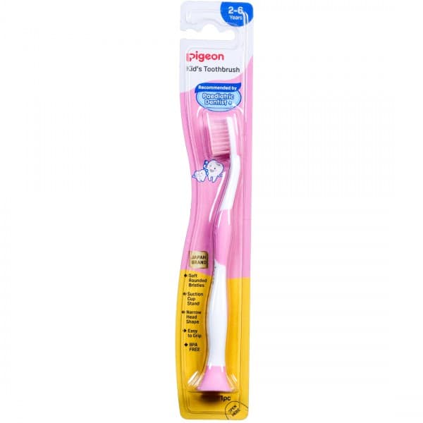 Pigeon Kids Toothbrush Pink For 2-6 Years Pack Of 1