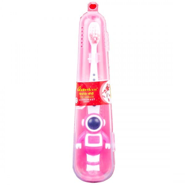 Kidodent Kidi Astronaut Series Super Soft 3+ Yrs Toothbrush (Free Hygiene Case) Pack Of 1