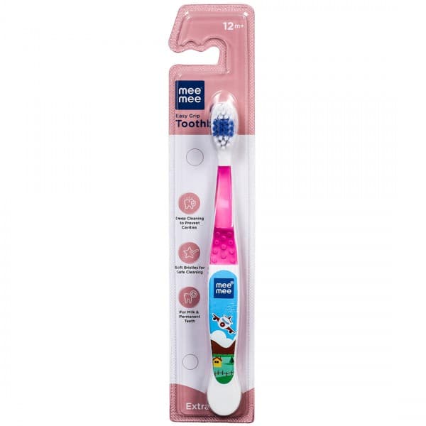 Mee Mee Easy Grip Extra Soft Toothbrush 12m+ Pack Of 1