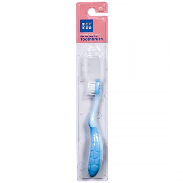Mee Mee Easy Grip Extra Soft Toothbrush 12m+ Blue Pack Of 1
