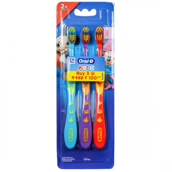 Oral B Kids Disney 2+ Years Soft Toothbrush (Rs. 32 Off) Pack Of 3