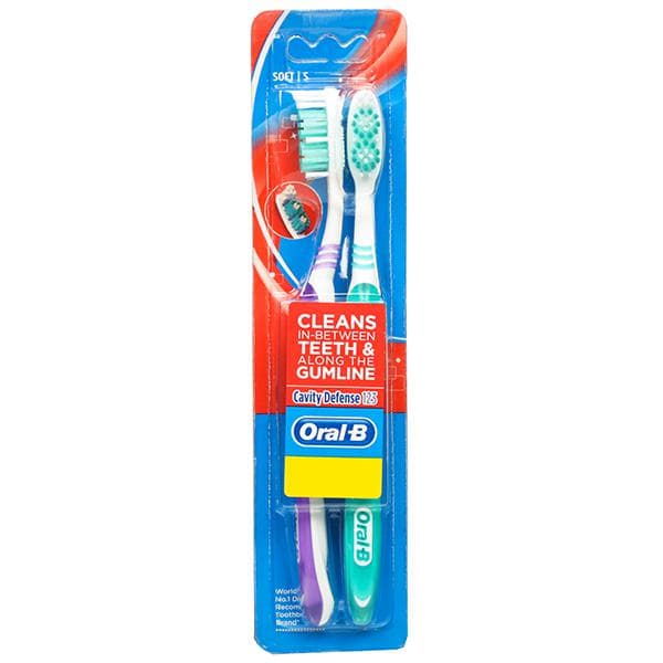 Oral B Cavity Defense 123 Soft Toothbrush Pack Of 2