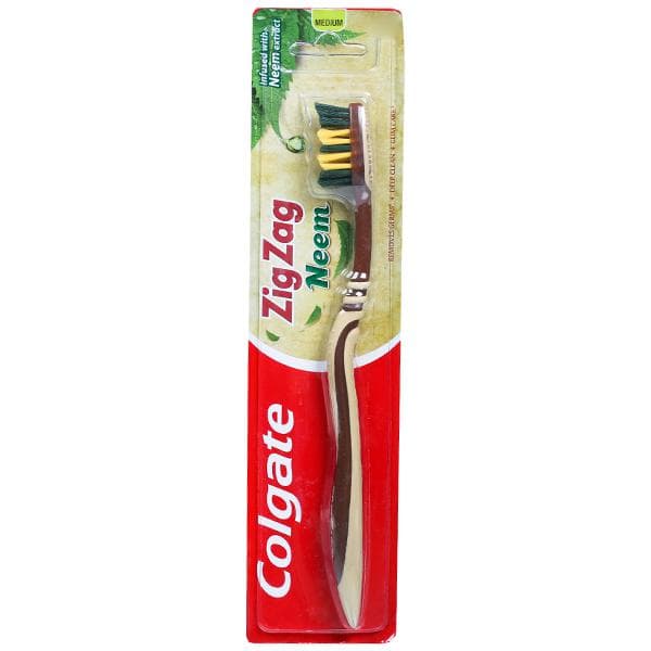 Colgate Zigzag Neem Medium Toothbrush