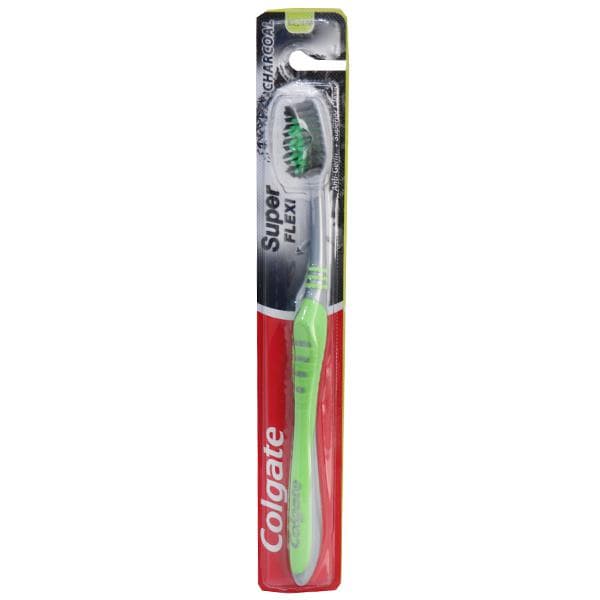 Colgate Super Flexi Charcoal Medium Toothbrush