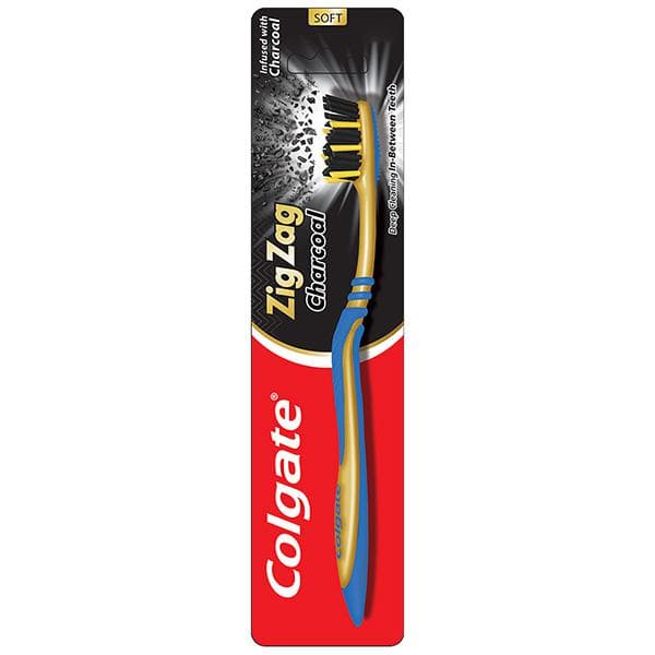 Colgate Zigzag Charcoal Soft Toothbrush