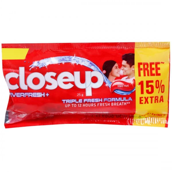 Closeup Ever Fresh+ Red Hot Toothpaste (Free 15% Extra) 21 g