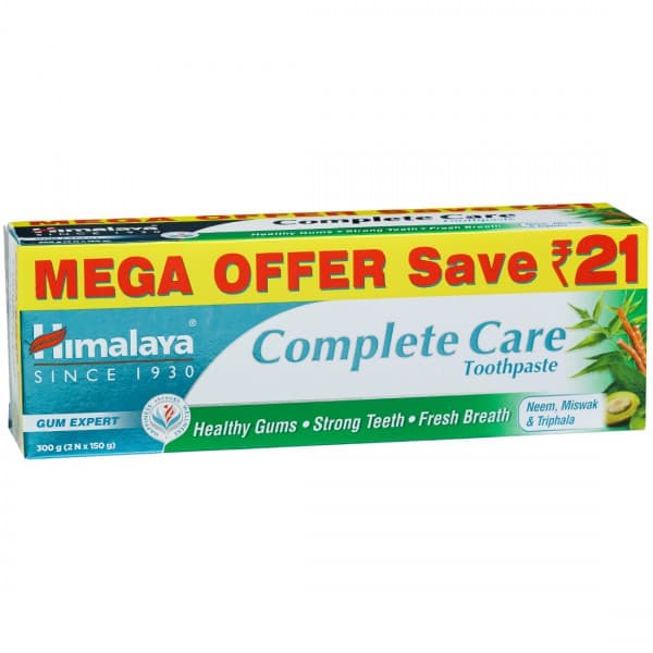 Himalaya Complete Care Toothpaste (Mega Offer Save Rs.21/-) 2 x 150 g
