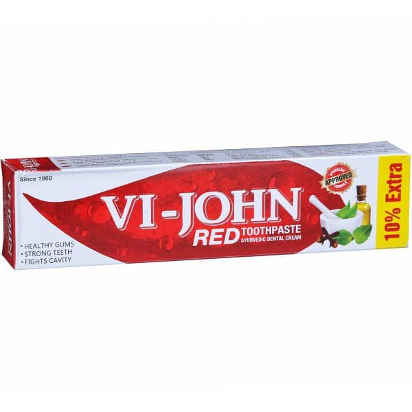 Vi-John Red Toothpaste (Free 10% Extra) 90 g