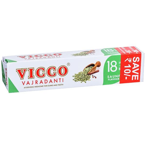 Vicco Vajradanti Saunf Flavour Toothpaste (Save Rs.10/-) 40 g