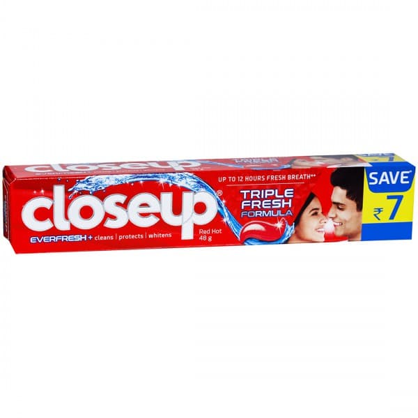 Closeup Ever Fresh+ Red Hot Toothpaste (Save Rs 7) 48 g