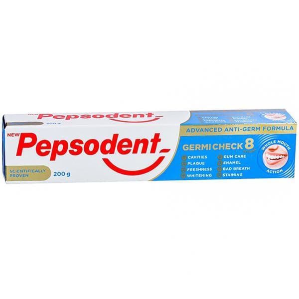 Pepsodent Germi Check 8 Action Advanced Anti-Germ Formula Toothpaste 200 g