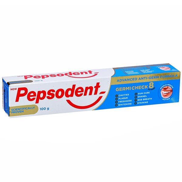 Pepsodent Germi Check 8 Action Advanced Anti-Germ Formula Toothpaste 100 g