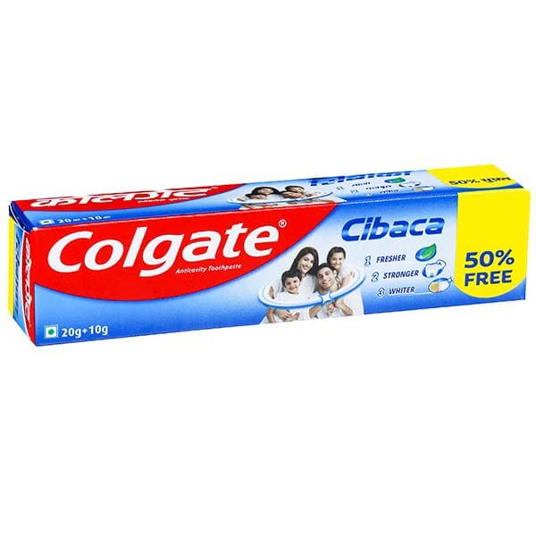 Colgate Cibaca Toothpaste (50% Free) 20 g