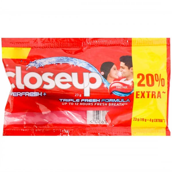 Closeup Ever Fresh+ Red Hot Toothpaste (Free 20% Extra) 19 g