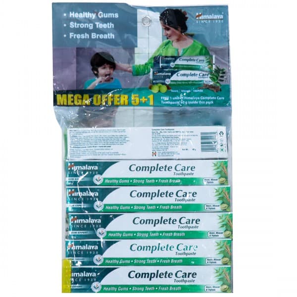 Himalaya Complete Care Toothpaste (Mega Offer Buy 5 Get 1 Free) 6 x 40 g