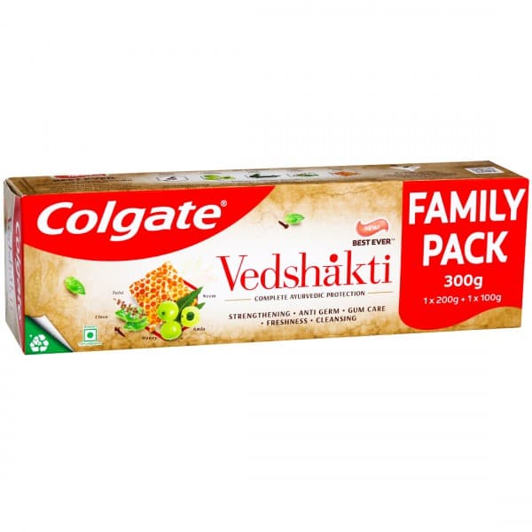 Colgate Vedshakti Toothpaste 200 g + 100 g