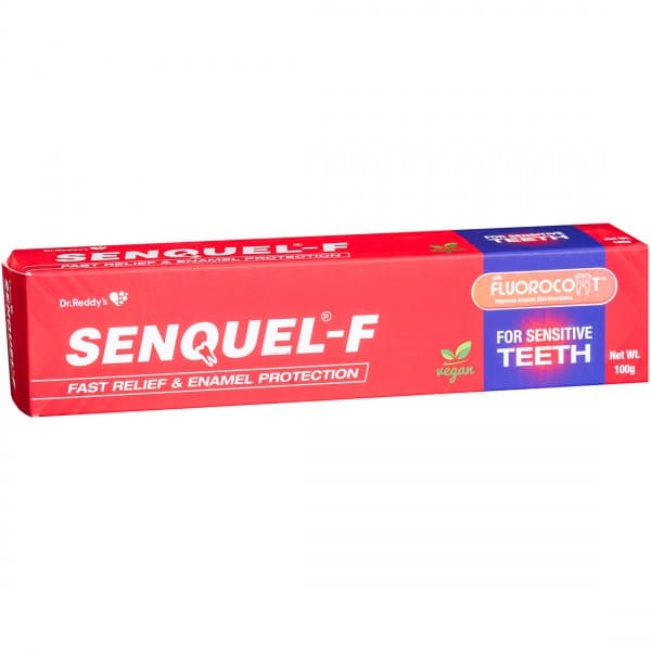 Senquel F Sugar Free Toothpaste For Sensitive Teeth 100 g