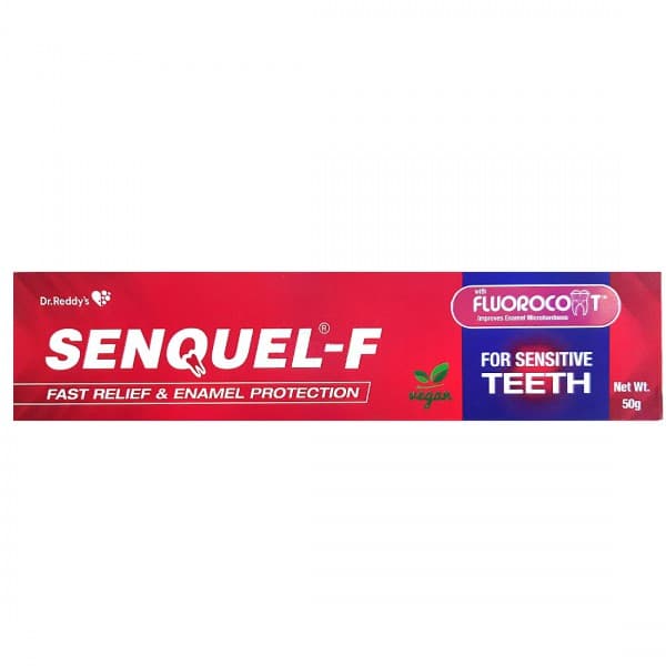 Senquel F Sugar Free Toothpaste For Sensitive Teeth 50 g