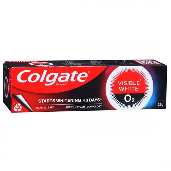 Colgate Visible White O2 Toothpaste 25 g