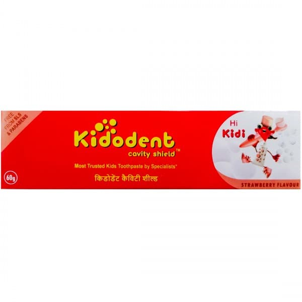 Kidodent Cavity Shield Strawberry Flavour Toothpaste 60 g