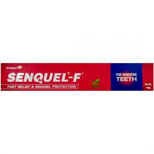 Senquel F + Sugar Free Toothpaste For Sensitive Teeth 100 g