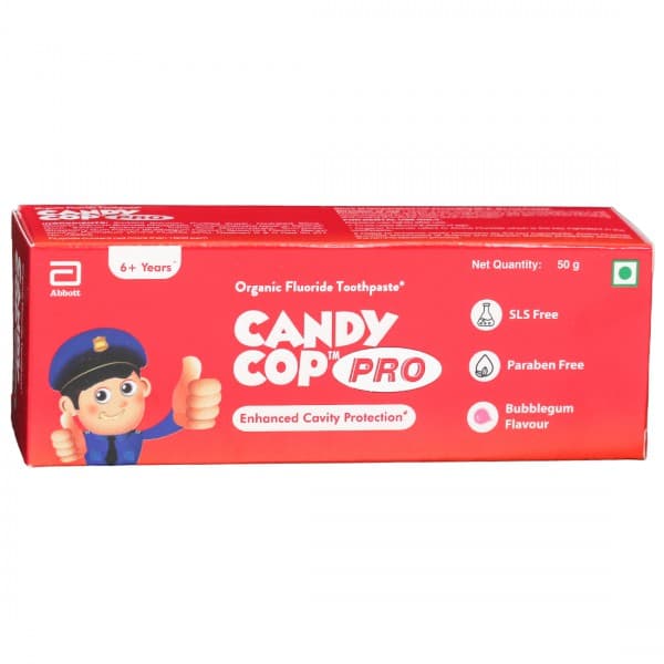 Candy Cop Pro Bubblegum Flavour 6+ Years Toothpaste 50 g