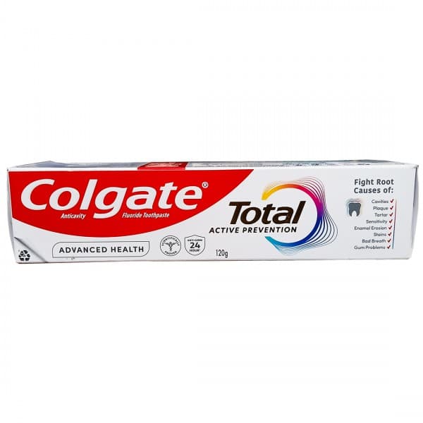 Colgate Total Active Prevention Anticavity Fluoride Toothpaste 120 g