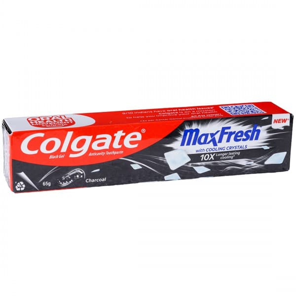 Colgate MaxFresh Anticavity Black Gel Charcoal Toothpaste 65 g