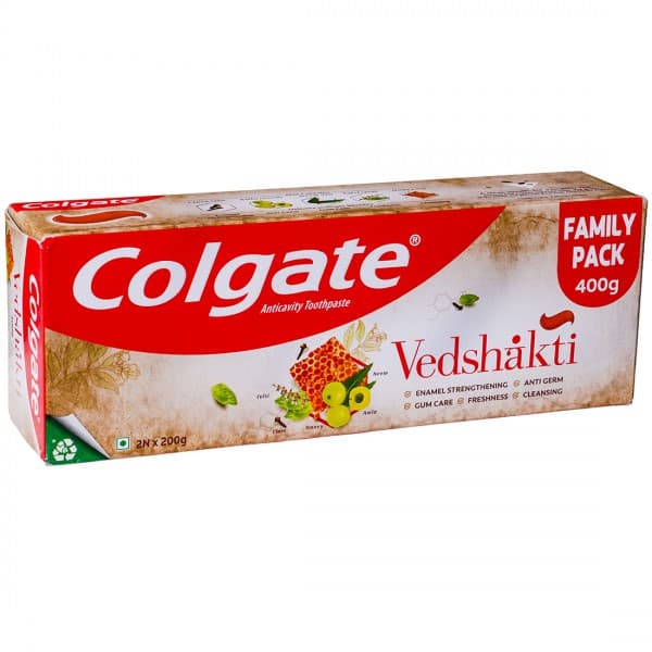 Colgate Vedshakti Anticavity Toothpaste (Family Pack) 2 x 200 g