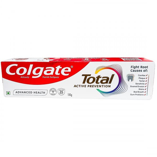 Colgate Total Active Prevention Anticavity Fluoride Toothpaste 150 g