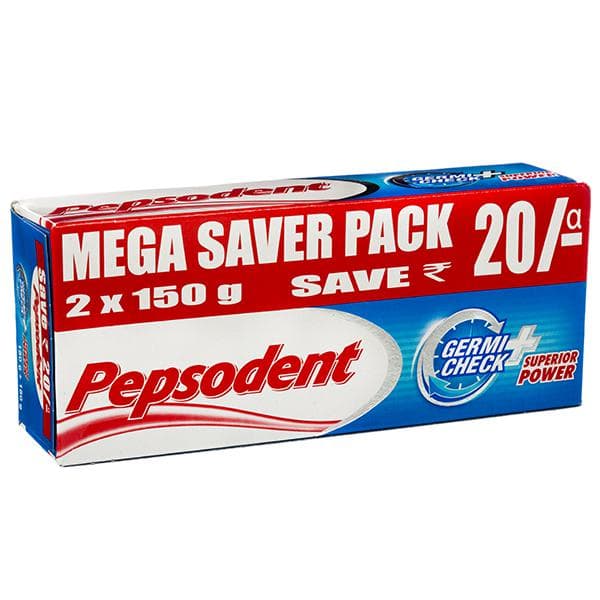 Pepsodent Germi Check Toothpaste (Save Rs-20) 2 x 150 g