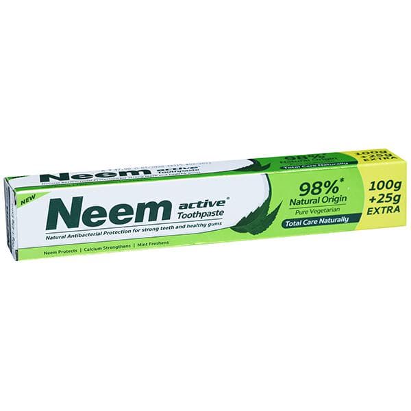 Neem Active 98% Natural Origin Toothpaste (Free 25 g Extra) 100 g