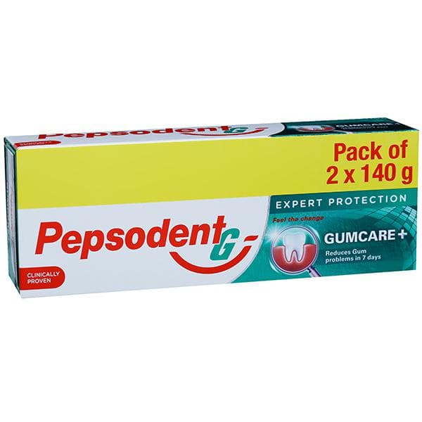 Pepsodent G Gum Care+ Expert Protection Toothpaste (Save Rs.20/-) 2 x 140 g