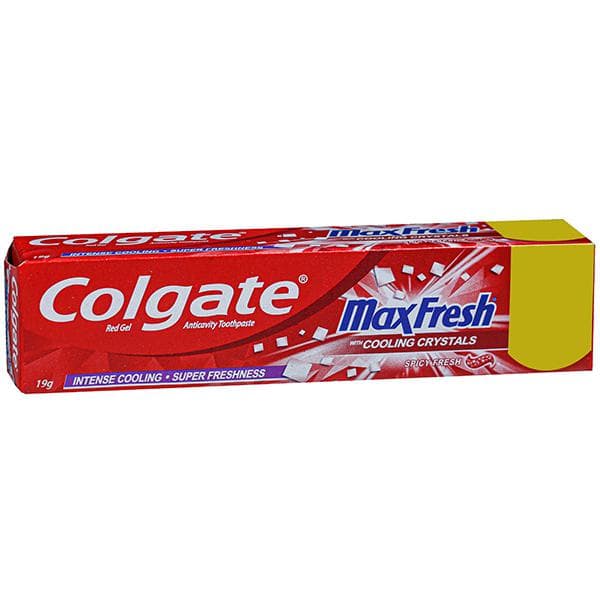 Colgate MaxFresh Anticavity Red Gel Toothpaste, Spicy Fresh 19 g