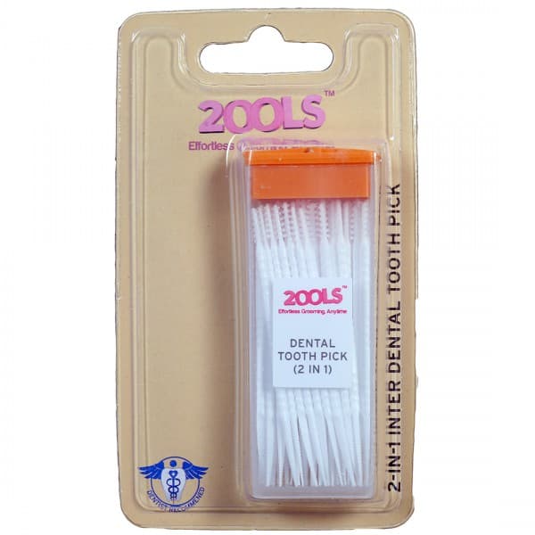 2ools 2 In 1 Inter Dental Tooth Pick Pack Of 50