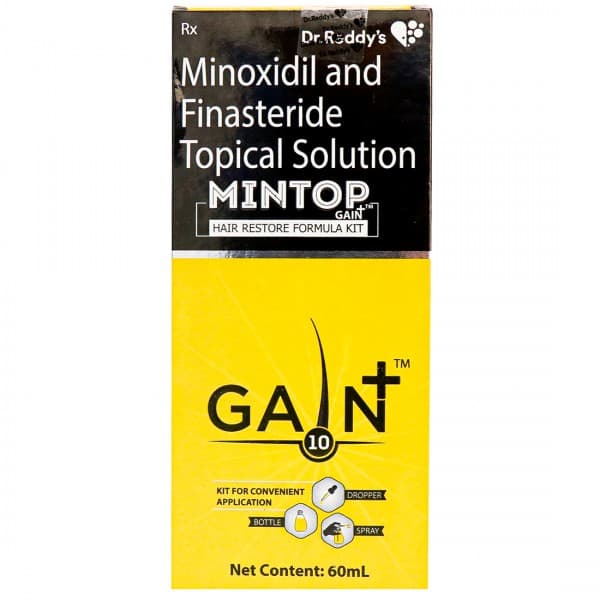 Mintop Gain + 10% Topical Solution 60 ml