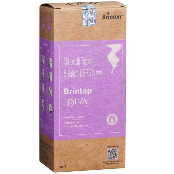 Brintop Diva 2% Topical Solution 60 ml