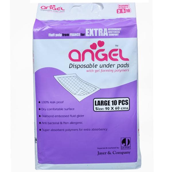 Angel Under Pad L Pack Of 10