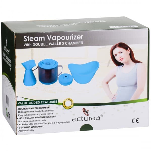 Acturaa Steam Vapourizer With Double Walled Chamber Device