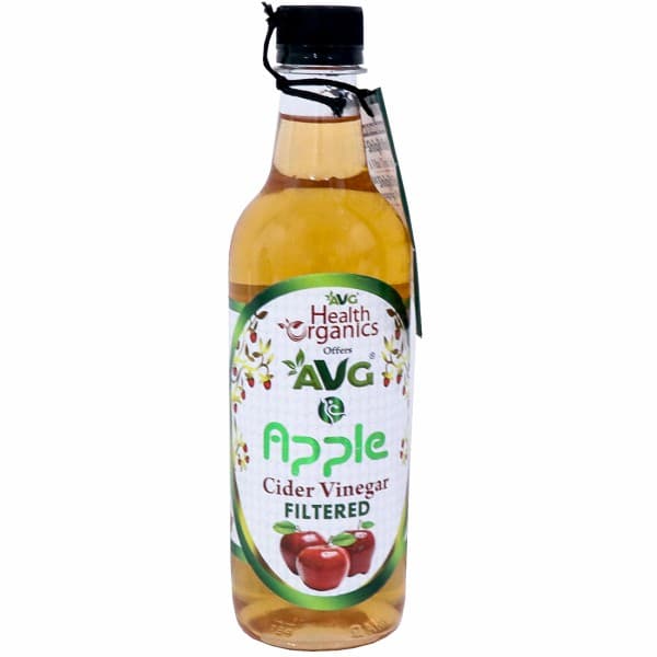 AVG Health Organics Apple Cider Vinegar Filtered 500 ml