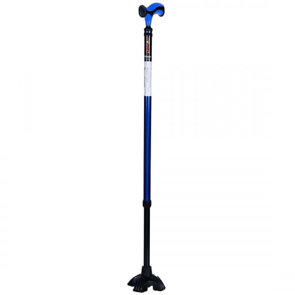 Vissco Avanti Plus T Shape Aluminum Stick with Big S Blue