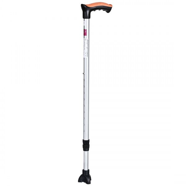 Flamingo Walking Stick with Tri Leg Bottom Silver