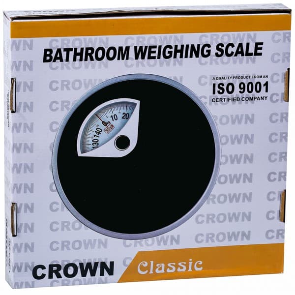 Crown Bathroom Weighing Scale Manual Classic (Capacity-150 kg)