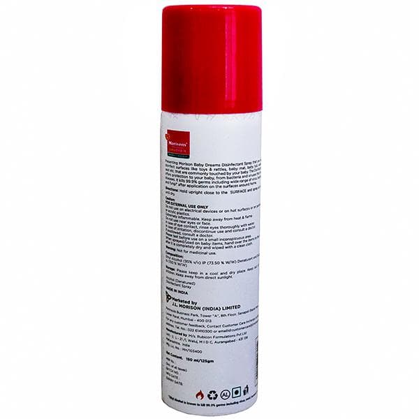Morisons Soft Baby Wipes 150 mm x 200 mm (Free Morisons Disinfectant Spray 150 ml) Pack Of 2 x 80