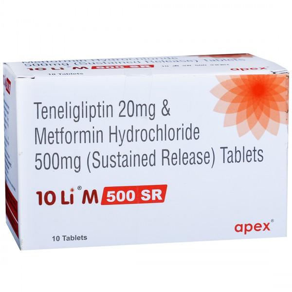 10 Li M 500 SR Tablet (10 Tab)
