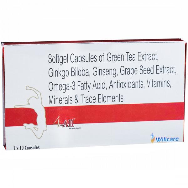 4 All Soft Gelatin Capsule (10 Cap)
